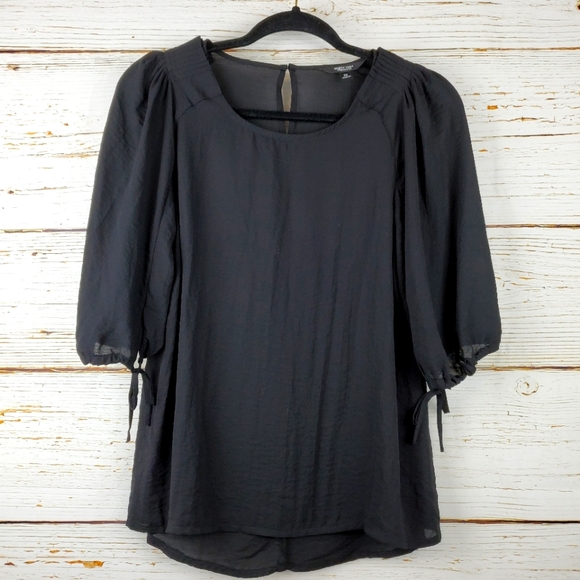 Simply Vera Vera Wang Tops - Simply Vera Wang Black Blouse